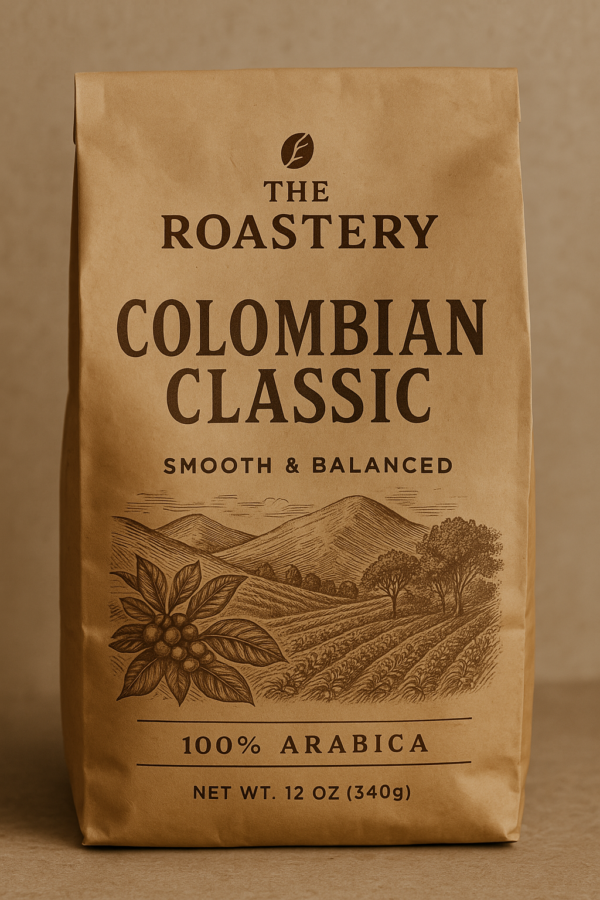 Colombian Classic 100% Arabica | Smooth & Balanced | 12 oz (340g)