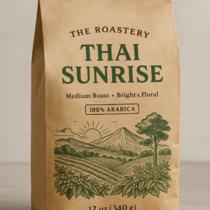 Thai Sunrise | Medium Roast | Bright & Floral | 12 oz (340g)