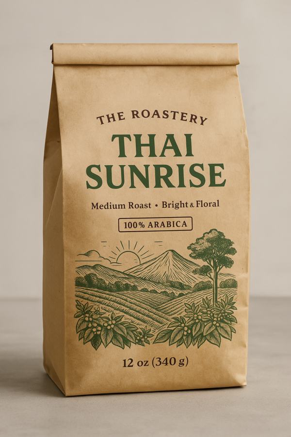 Thai Sunrise | Medium Roast | Bright & Floral | 12 oz (340g)